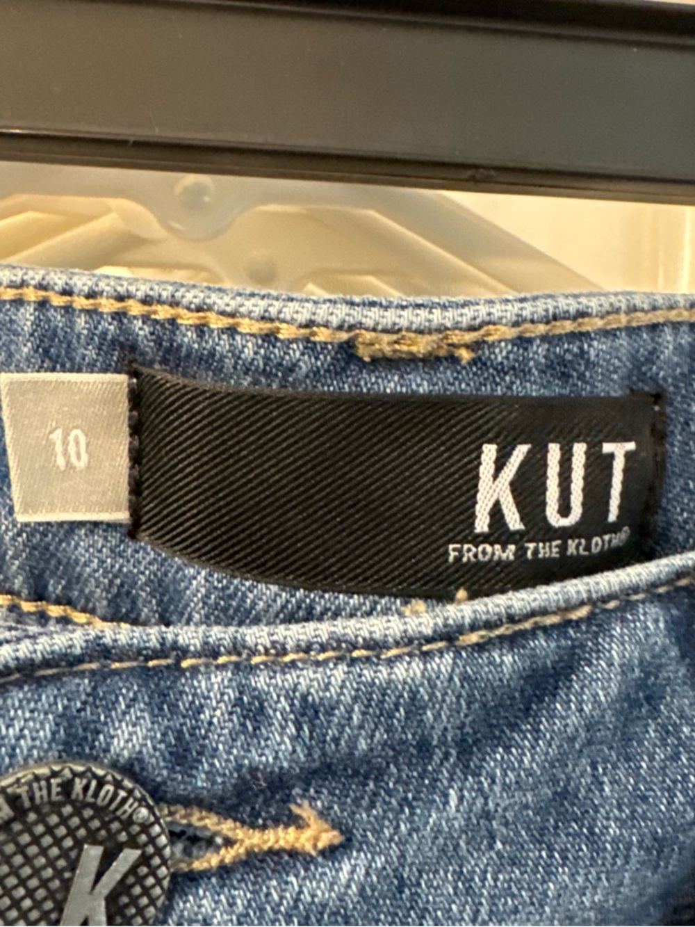 Kut from the Kloth Women's Blue Denim Flare Jeans